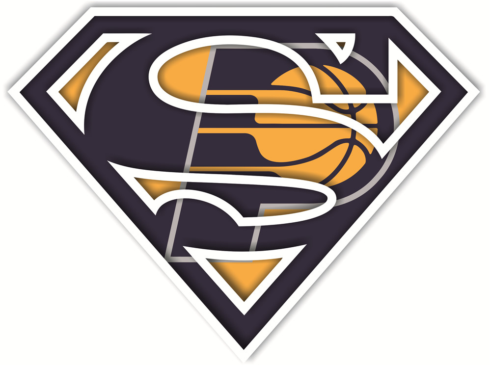 Indiana Pacers superman iron on heat transfer